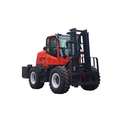 5.0T Short Rough Terrain Forklift Lifting Height 3~6 मीटर